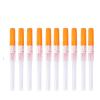 Caphstion I.V. Catheter Piercing Needles Stainless Steel Body Piercing Needles for Lip Eyebrow Navel Earrings, Orange 14G 10pcs view 1
