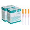 Caphstion I.V. Catheter Piercing Needles Stainless Steel Body Piercing Needles for Lip Eyebrow Navel Earrings, Orange 14G 100pcs view 1