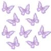 10 Pcs Lace Embroidery Flower Butterfly Hair Bow Pin Butterfly Hair Clip Purple Fairy Hairs Clips Wedding Hairs Accessories for Women Halloween Christmas Party Decor view 1