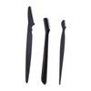 HEATSHAKING 3pcs Stainless Steel Eyebrow Razor Set Portable Eyebrow Trimmer Makeup Tool Kit for Women Girls Non-slip Grip Travel-friendly view 1