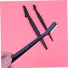 HEATSHAKING 3pcs Stainless Steel Eyebrow Razor Set Portable Eyebrow Trimmer Makeup Tool Kit for Women Girls Non-slip Grip Travel-friendly view 3