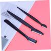 HEATSHAKING 3pcs Stainless Steel Eyebrow Razor Set Portable Eyebrow Trimmer Makeup Tool Kit for Women Girls Non-slip Grip Travel-friendly view 4