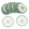 VALICLUD 100Pcs Cucumber Printed Eye Masks DIY Skin Care for Moisturizing Beautifying Eye Covers for All Skin Types and Home Treatments view 1