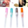 Caphstion I.V. Catheter Piercing Needles Stainless Steel Body Piercing Needles for Lip Eyebrow Navel Earrings, Green 18G 10pcs view 2