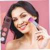 DEARMAMY 3Pcs Dual Use Cosmetic Brush for Loose Powder Manicure Short Handle Design Includes Tipped Brushes for Makeup Application and Nail Art view 4