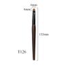1pc Hand Crafted Makeup Brushes Soft Undyed Saikoho Goat Hair Face Powder Contour Eye Shadow Blending Brush Ebony Wood Handle Professional Make Up Brushes (T126) view 2