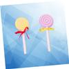 LOLIPPYY 2Pcs Lollipop Shaped Foot Rubbing Tool Pumice Stone Dead Skin Remover for Smooth Feet Mixed Color for Calloused Skin Exfoliation view 2