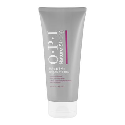 OPI Nature Strong Nails & Skin - Moisture Misson Hand & Foot Cream | Enriched with Shea Butter & Glycerin for Silky-Smooth Skin | Infused with Avocado & Sweet Almond Oil | 3.4 Fl Oz | 100 mL