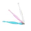 ARTSEWPLY 12Pcs Cuticle Trimmer and Pusher Nail Art Tools for Dead Skin Removal Non Slip Handle for Nail Care and Pedicure Blue White Red view 2