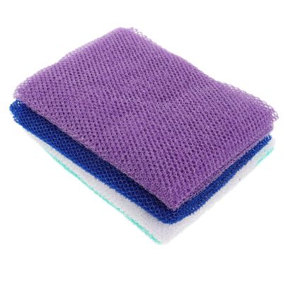 4pcs Exfoliating Bath Towel Japanese Body Scrubber for Shower Versatile Back Washer Cloth for Gentle Skin Exfoliation Generation and Sauna Use for Men and Women