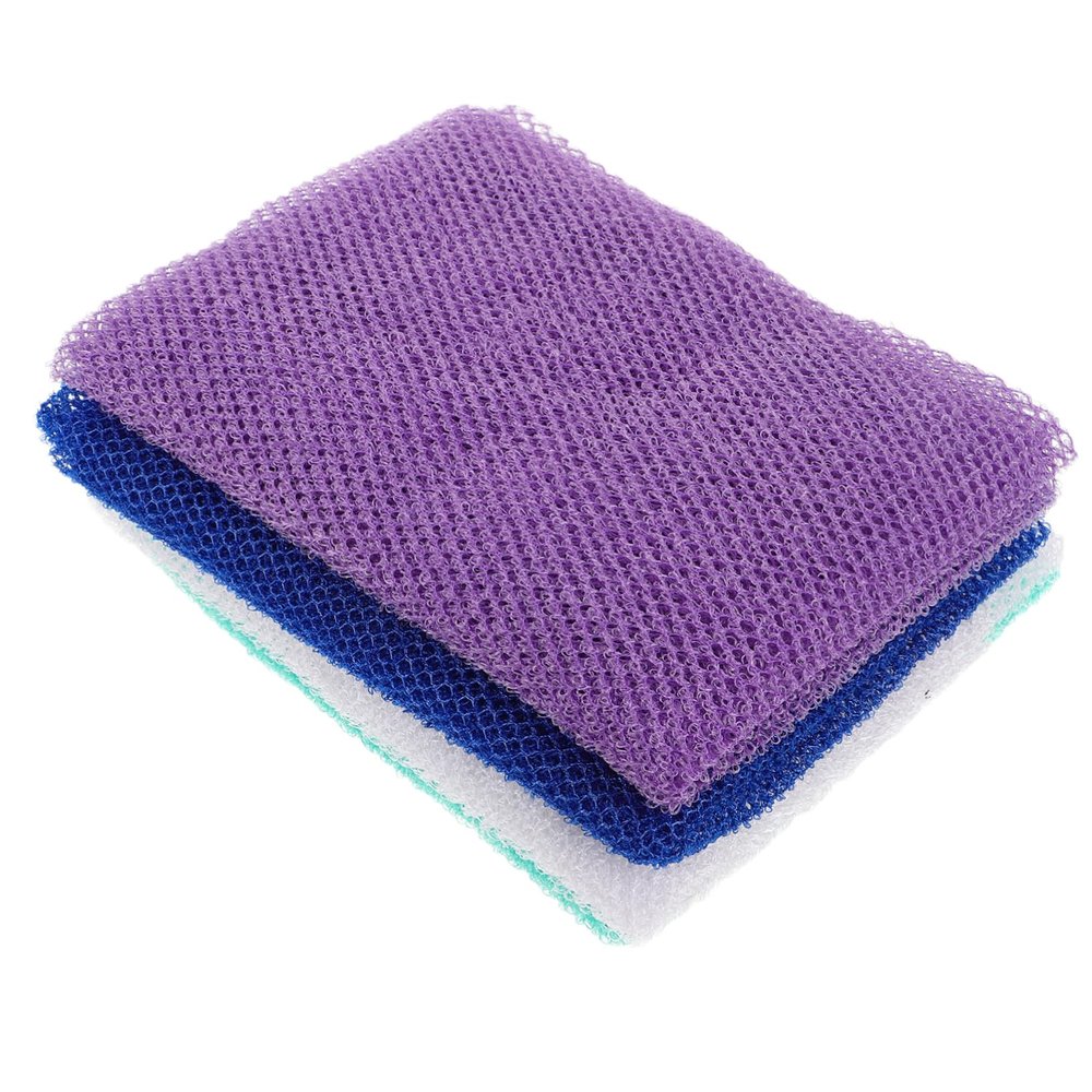 4pcs Exfoliating Bath Towel Japanese Body Scrubber for Shower Versatile Back Washer Cloth for Gentle Skin Exfoliation Generation and Sauna Use for Men and Women