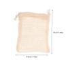 8Pcs Colorful Cotton Linen Soap Bags Drawstring Foaming Pouches for Bathing Shower for Handmade Soap and Facial Cleansers Efficient Exfoliating Mesh Holders view 2