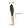 2Pcs Wooden Foot Care Scrubbing Board Ergonomic Pedicure Tool for Massage Dead Skin Removal for Home Professional Use view 2