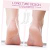 NULYLU Long Moisturizing Gel Socks for Dry Cracked Feet Soft SEBS Knee High Spa Socks for Women and Men Overnight Foot Care for Softening and Repair view 3