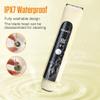 2 in 1 Bikini Trimmer for Women Dual Head Electric Shaver with LED Display,IPX7 Waterproof Wet & Dry, Painless Shaver for Underarm Leg Arm Body Face Private Area Khaki view 4
