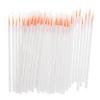 100Pcs Disposable Eyeliner Brush Fine Tip Makeup Tool for Precise Eye Application Lightweight and Convenient Eyeliner Applicator for Women for Makeup Artists view 1