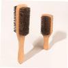 2Pcs Double Sided Boar Bristle Hair and Beard Brushes for Gentle Grooming and Cleaning Versatile Styling Tool for Men Includes and Brushes view 4