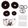 ARTSEWPLY 1 Set Ballet Bun Hair Nets Invisible Hairnet with Hair Clips Loop Tool for Women for Dancers Easy to Use for Any Occasion view 1