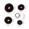 ARTSEWPLY 1 Set Ballet Bun Hair Nets Invisible Hairnet with Hair Clips Loop Tool for Women for Dancers Easy to Use for Any Occasion view 2