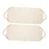 2pcs Stretchable Back Exfoliator Towel Deep Clean Shower Scrubber for Body Feet Legs Beige for Family Use Dead Skin Removal and Comfortable Experience view 1