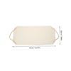 2pcs Stretchable Back Exfoliator Towel Deep Clean Shower Scrubber for Body Feet Legs Beige for Family Use Dead Skin Removal and Comfortable Experience view 2