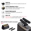 Supreme Trimmer 2-in-1 T-Shaper Trimmer & Crunch Foil Shaver | STF602 Electric Razor & ST5210 Beard Trimmer Barber Haircut Kit | Gold view 4