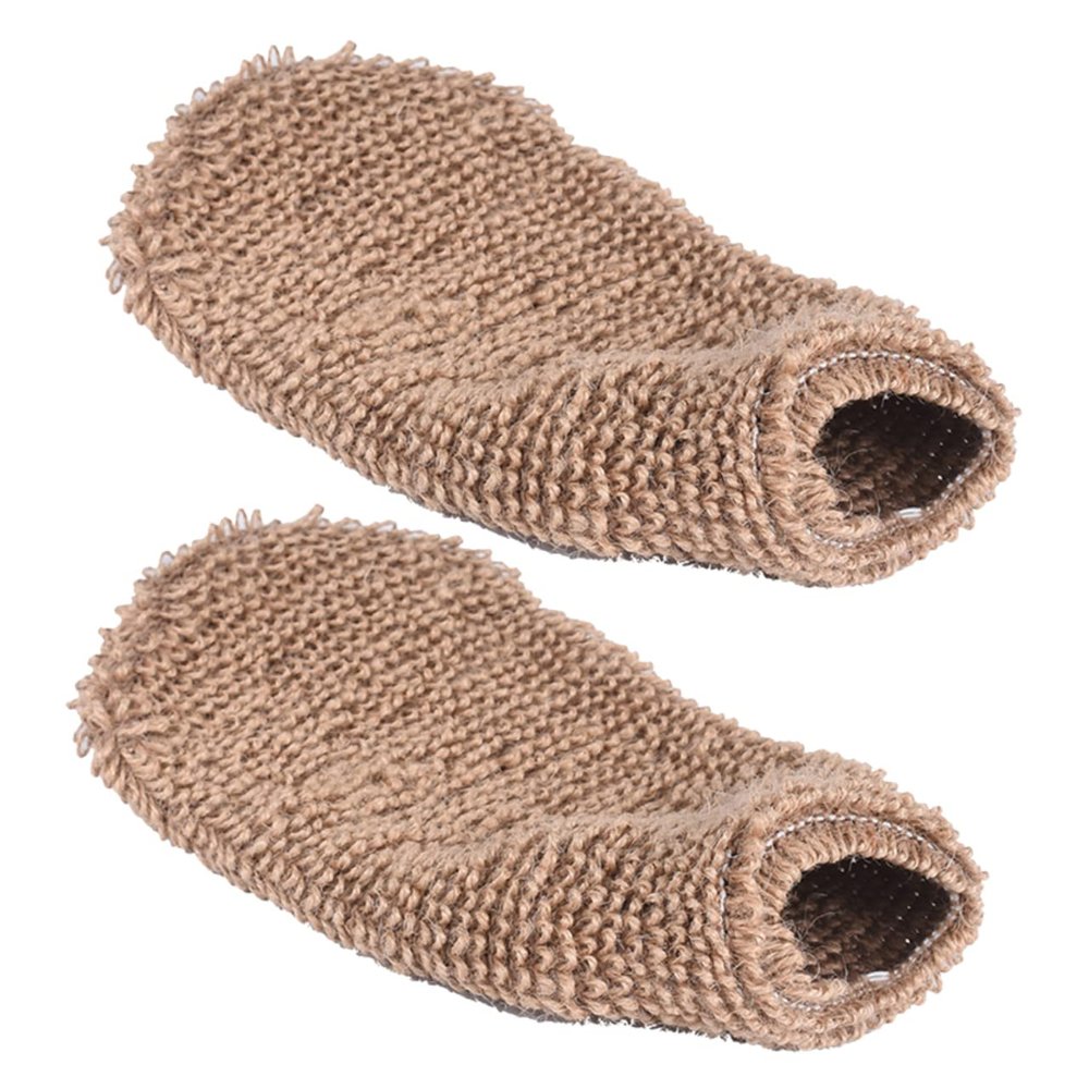 2Pcs Exfoliating Bath Gloves Durable Body Massage Mittens for Shower Skin Friendly for Gentle Exfoliation and Relaxation for Family
