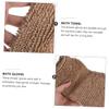 2Pcs Exfoliating Bath Gloves Durable Body Massage Mittens for Shower Skin Friendly for Gentle Exfoliation and Relaxation for Family view 3