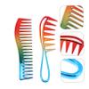 AUTSUPPL Men's Oil Hair Comb 2-Pack Wide Tooth Plastic Hairstyle Comb for Salon Use for Thick Curly Hair Gentle Scalp Massage and Hairdressing view 4