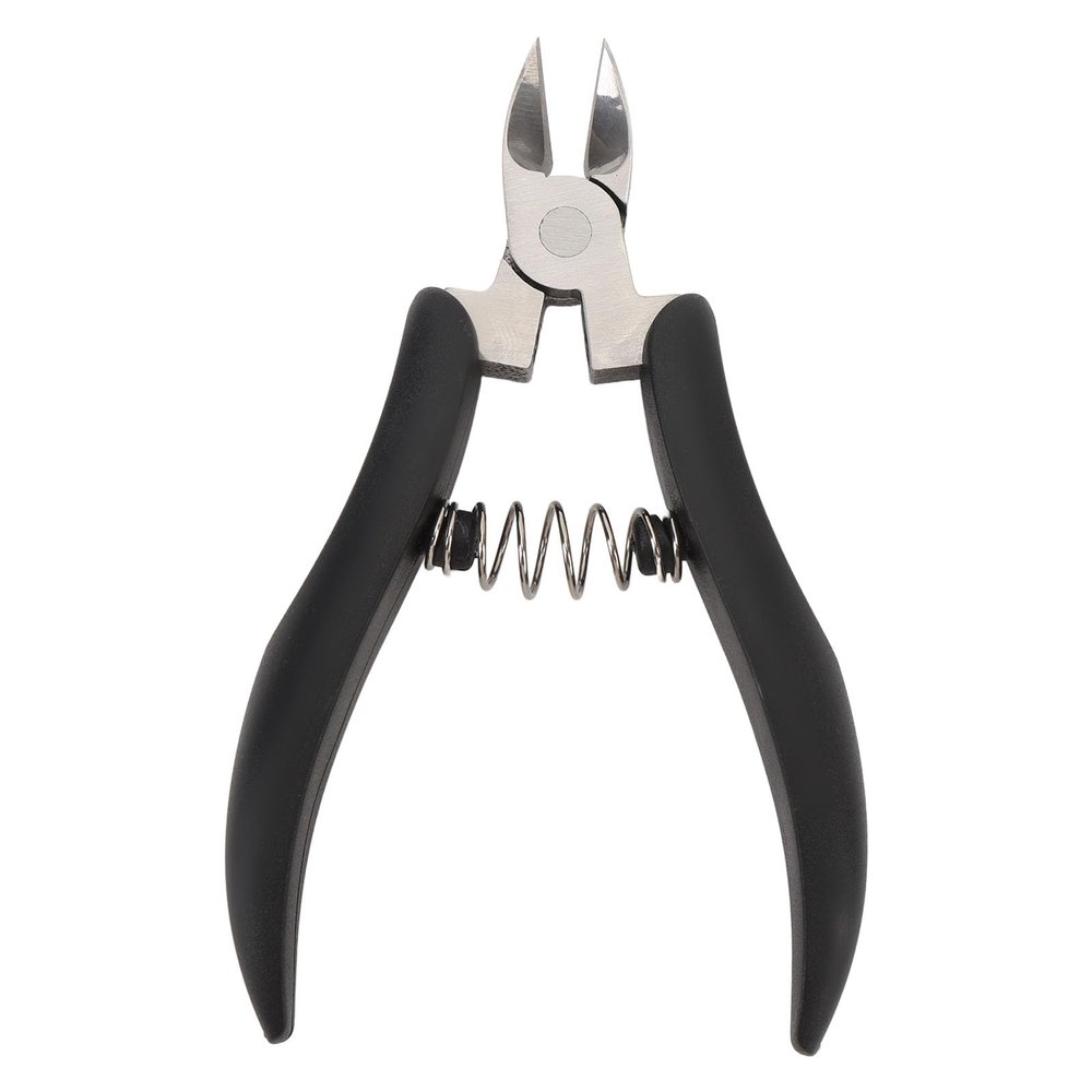 Cuticle Trimmer, Non Slip Grip Handle Professional Stainless Steel Cuticle Cutter Sharp Blades Double Spring Cuticle Nippers for Nail Care Pedicure Manicure Nail Tools