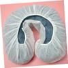 BESTOYARD 50Pcs Disposable U Shaped Pillow Covers Non Woven Headrest Protectors for Hotel Travel Massage Therapists White view 4