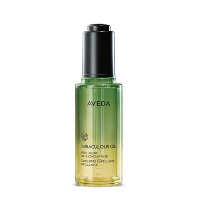 Aveda Miraculous Oil High-Shine Hair Concentrate, Adds Shine, Up to 24 Hours of Frizz Protection*, Heat Protection, Vegan, Notes of Lavender, Ylang Ylang, and Petitgrain, 1.7 Fl Oz