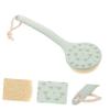 VICASKY Body Shower Brush Long Handle Exfoliating Bath Brush for Back Scrub Tub Scrubber for Dry Brushing view 4