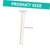 ASAKKURA 100 pcs Double Ended Cotton Swabs with Bamboo Sticks Disposable Baby Cotton Swabs for Infant and Toddler for Cleaning and Hygiene view 2