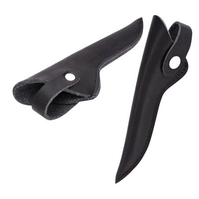 2pcs Leather Scissor Holder Bag Durable PU Scissors Storage Organizer for Hairdressers Stylish Shear Pouch for Hair Cutting Sewing Crafting Tools Elegant Scissor Protector