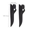 2pcs Leather Scissor Holder Bag Durable PU Scissors Storage Organizer for Hairdressers Stylish Shear Pouch for Hair Cutting Sewing Crafting Tools Elegant Scissor Protector view 2