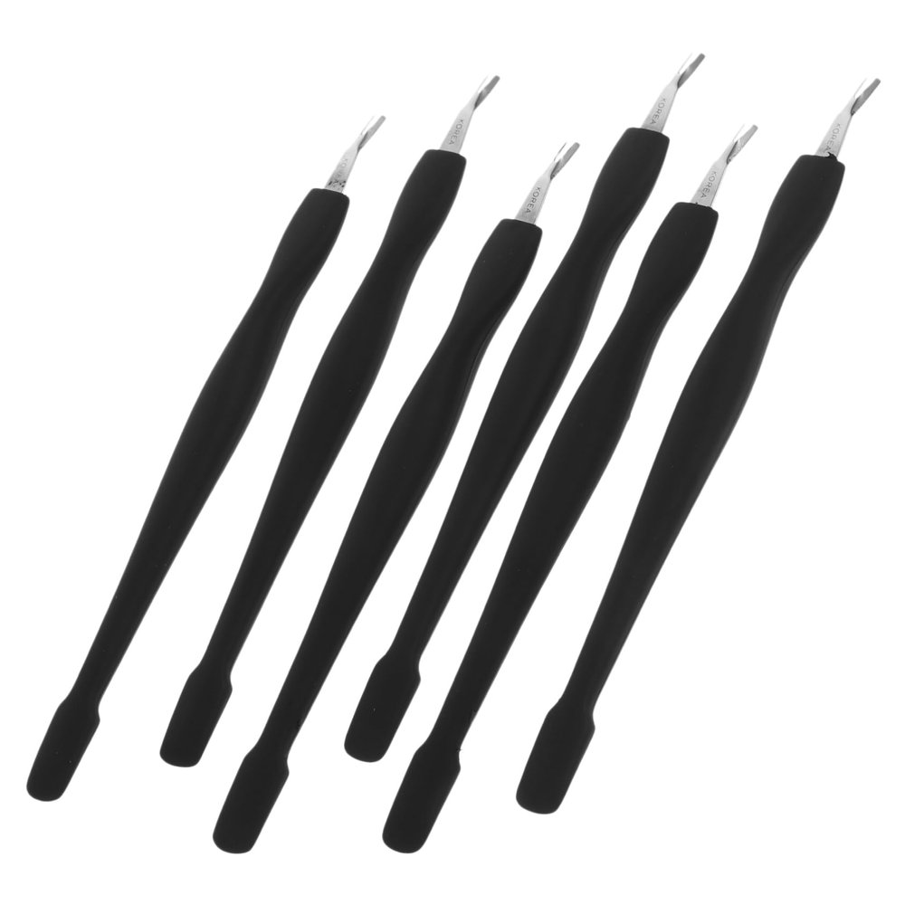 6Pcs Japanese Style Nail Dead Skin Removal Tools Premium Manicure for Nail Care Easy to Use Cuticle Pusher and Cleaner for Salon and Home Use