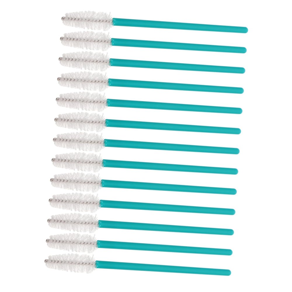 50pcs Disposable Eyelash Brushes Eyebrow Combs Portable Dual Function Makeup Tool for Eyelash Curling Eyebrow Grooming Clean Convenient Single Use Design Deep Handle