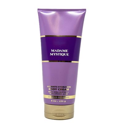 Bath and Body Ultimate Hydration Body Cream 24 Hour Moisture (8 oz / 226 g, Madame Mystique)