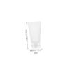 20pcs Refillable Travel Cream Tube Cosmetic Sample Containers for Hand Cream Cleanser and Lotion Lightweight Leak Resistant Pe Travel Bottles view 2