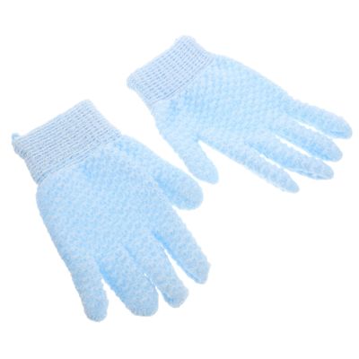 1 Pairs Exfoliating Shower Gloves Gentle Bath Mitt for Deep Cleansing Massage for Home Travel Gym Mild Exfoliation for Smooth Skin Easy to Use Spa Accessory