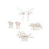ARTSEWPLY 6Pcs Pearl Flower Hair Combs Elegant Bridal Headpieces for Weddings Stunning Hair Accessories for Special Occasions Durable and Skin Friendly Design view 1