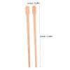 LALADEFIEE 100PCS Wooden Wax Sticks for Hair Removal Oval Wax Applicators for Body Eyebrow and Nose Hair Disposable Waxing Rods for Personal Care view 2
