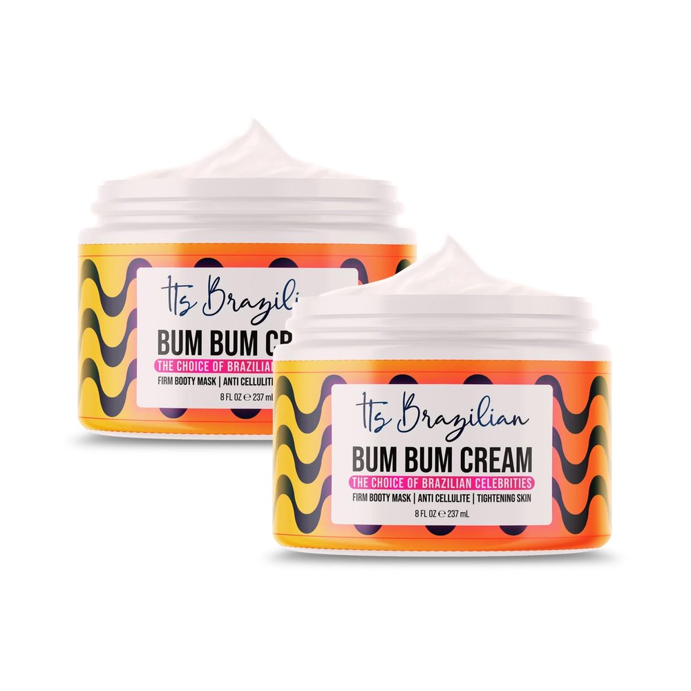 Bum bum Cream Firming & Lifting Body Cream for Cellulite and Stretch Marks With Natural Brazilian Extracts 8oz Smooth, Hydrate & Tighten Skin All Skin Types