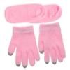 Beavorty 4Pcs Moisturizing Gel Gloves and Socks for Women for Dry Cracked Skin Reusable Overnight Hydration for Hand and Foot Care view 1