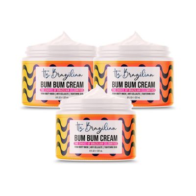Bum bum Cream Firming & Lifting Body Cream for Cellulite and Stretch Marks With Natural Brazilian Extracts 8oz Smooth, Hydrate & Tighten Skin All Skin Types