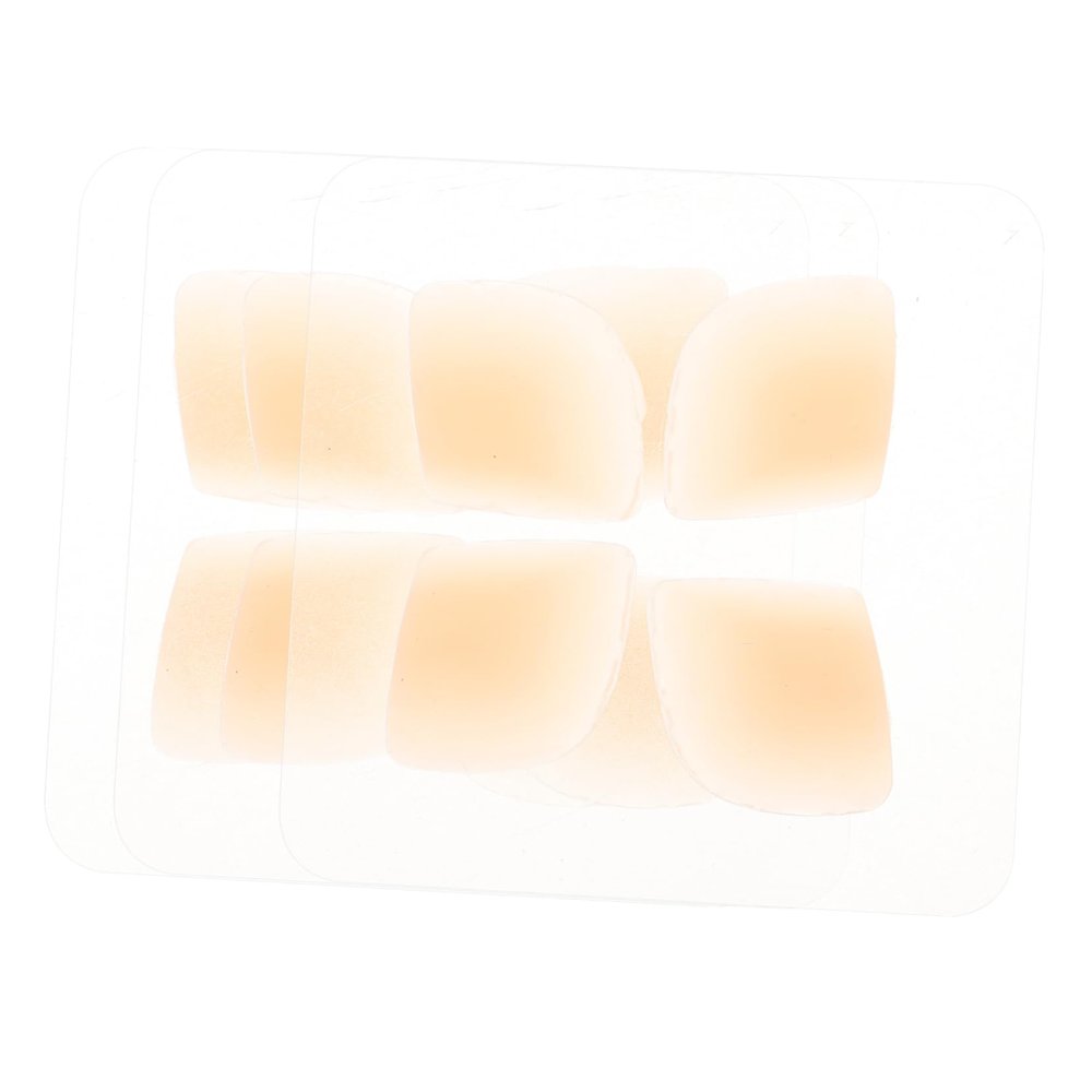 LOLIPPYY 12pcs Silicone Elf Ear Correction Patches for Earrings Cosmetic Contour Posture Corrector for Training