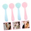 4Pcs Silicone Face Cleansing Brush Exfoliating Facial Scrubber for Gentle Makeup Removal Blackhead Exfoliator for Daily Skincare Routine view 4