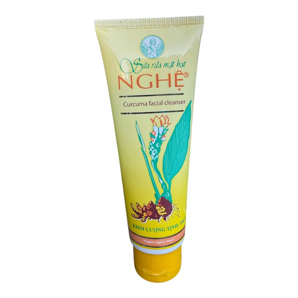 Curcuma Facial Cleanser - Natural Turmeric Face Wash - Sua Rua Mat Hat Nghe