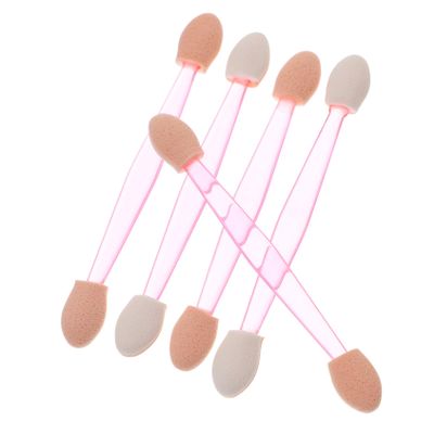 1Set Double Ended Eyeshadow Applicators Makeup Brushes with Dual Sided Sponges Non Tips for Travel and Daily Use for Festivals